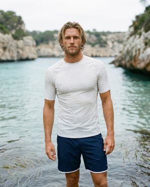 Men's White Onyx Mirage men's rashguards