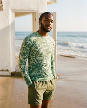 Men's Jelly Mint Koa Kai men's rashguards