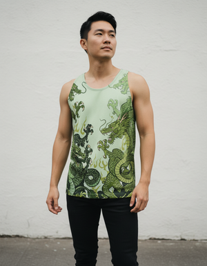 Men's Jelly Mint Vortex tank tops