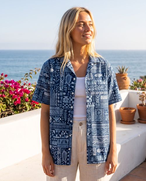 Kaiwi women's hawaiian shirts