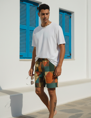 Alexandrite Dwell men's swim trunks