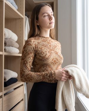 Coffee Bean Sari Base Layer Top base layers
