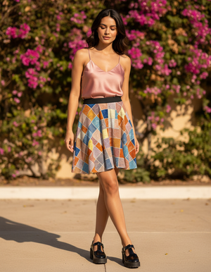 Kaleido Skater Skirt Skater Skirt — Dripper