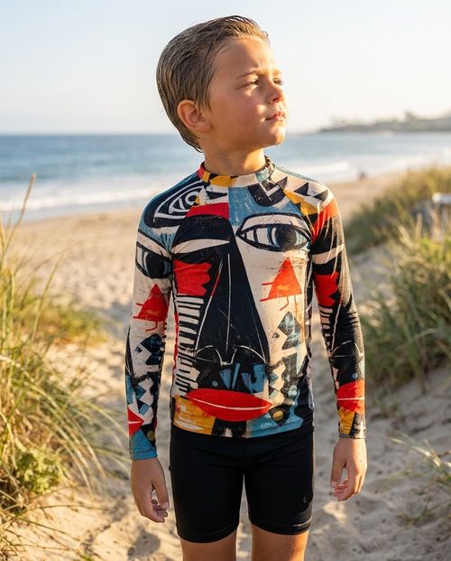 Boys Kaleidoscope boys youth rashguards