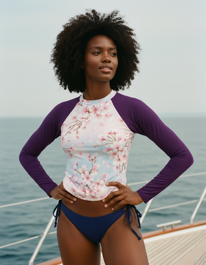 Women's Kiku women's short-sleeve rashguards