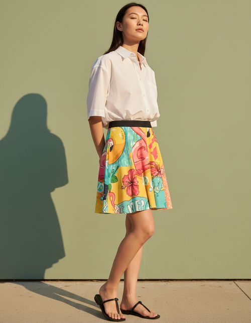 Splash Skater Skirt Skater Skirt — Dripper