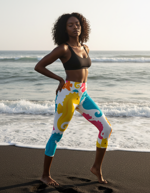 Mystique Capri Yoga Leggings Capri Yoga Leggings — Dripper