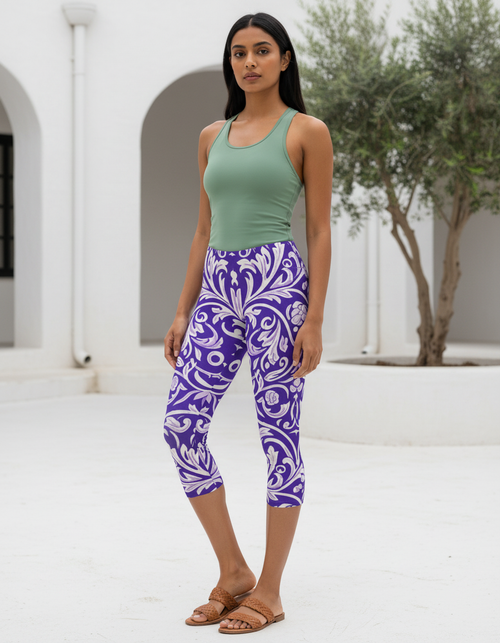 Thistle Capri Leggings Capri Leggings — Dripper