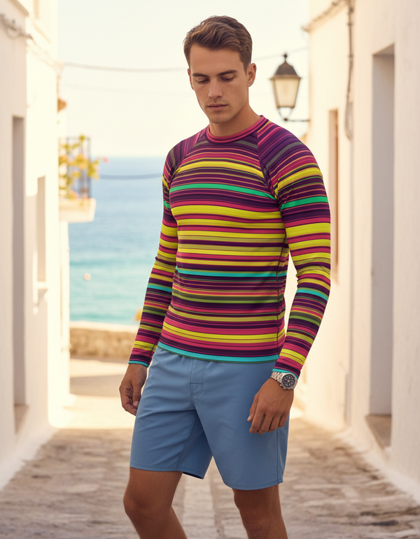 Striped Collection Rash Guard rashguards