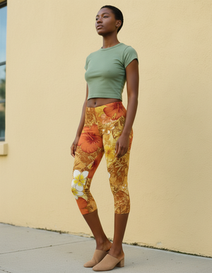 Muskmelon Kumu capri leggings