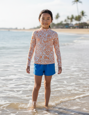 Kids Muskmelon kids rashguards