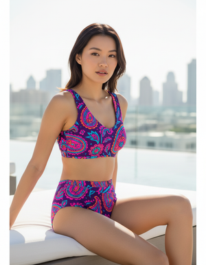Jasmine High-Waisted Bikini High-Waisted Bikini — Dripper