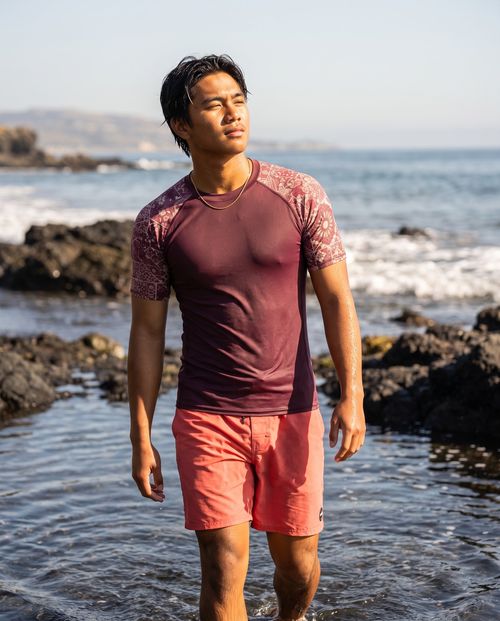 Amaranth Riad Rash Guard Men's Rashguard — Lolekai