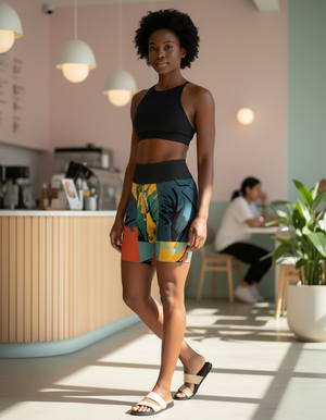 Montmartre Yoga Shorts Yoga Shorts — Dripper
