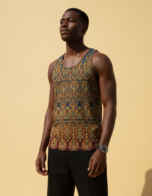 Lotus Tank Top Men's Tank Top — Dripper