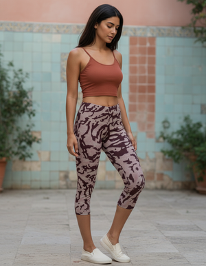 Amaranth Lattice leggings