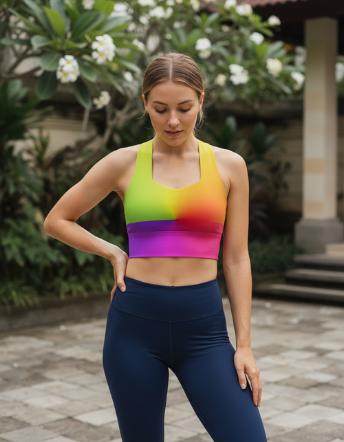 Prism Sports Bra Longline Sports Bra — Dripper