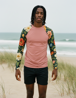Men's Tea Rose Elysium men's rashguards