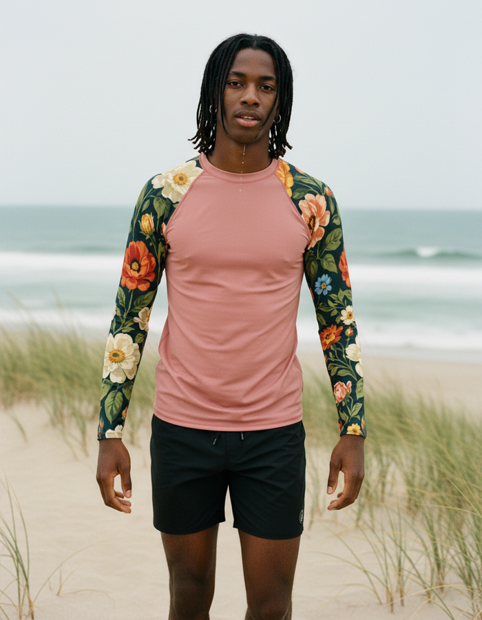 Rashguard — Men's Tea Rose Elysium