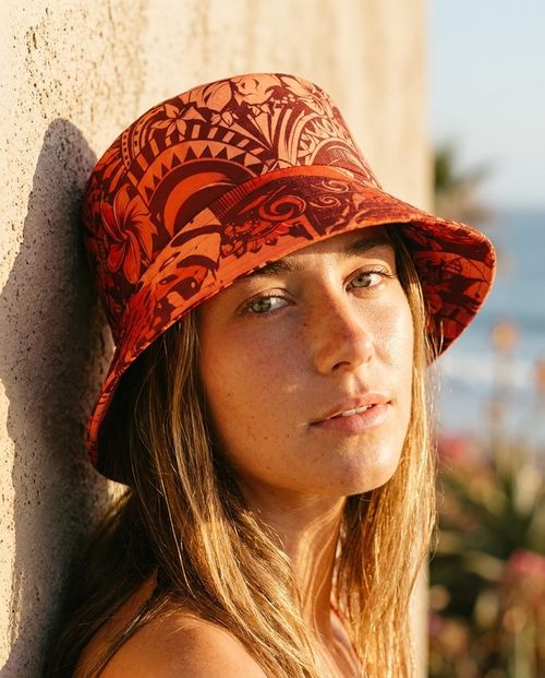 Unisex Lava Falls Honua Lehua Bucket Hat