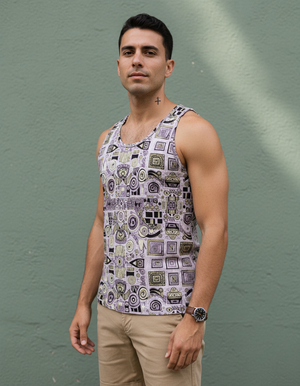 Men's Burnished Lilac Seraph tank tops