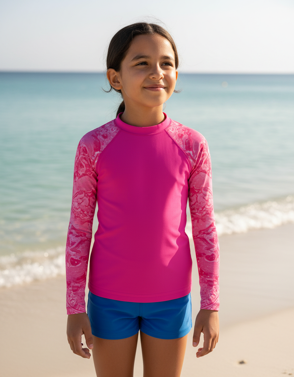 Rose Graphic Rash Guard rashguards