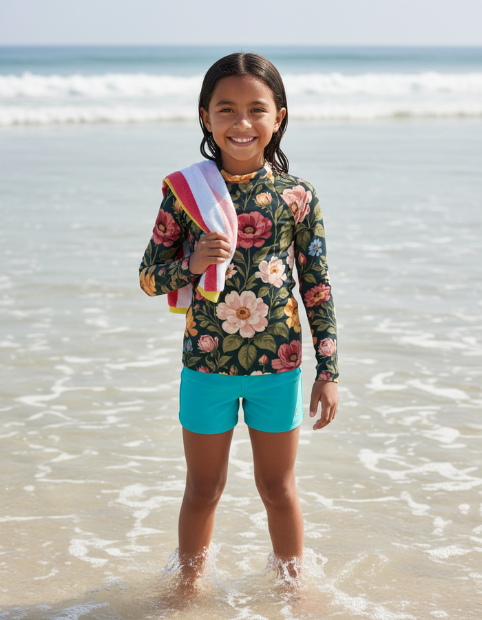 Rashguard — Kids Hot Pink Elysium