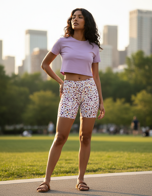 Polka Collection short shorts