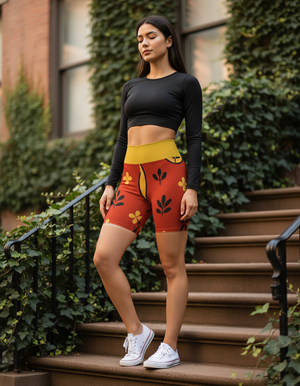 Alcove Yoga Shorts Yoga Shorts — Dripper