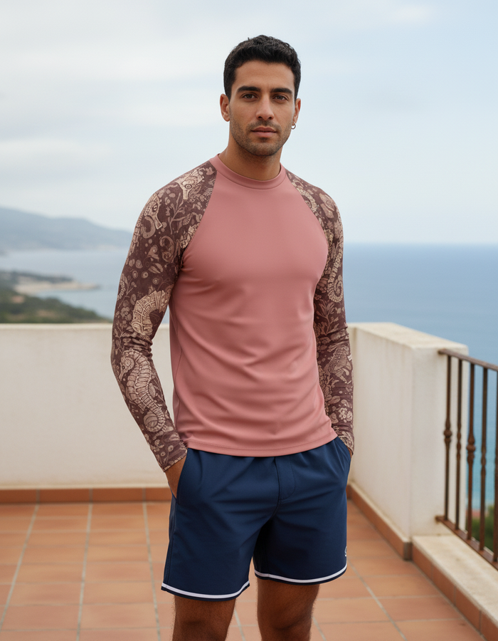 Rashguard — Men's Tea Rose Triton
