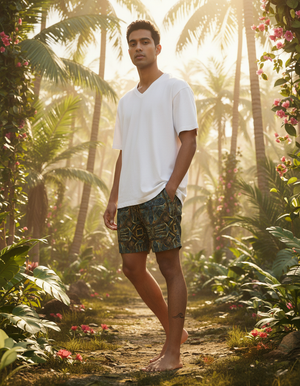 Fusion men's swim trunks