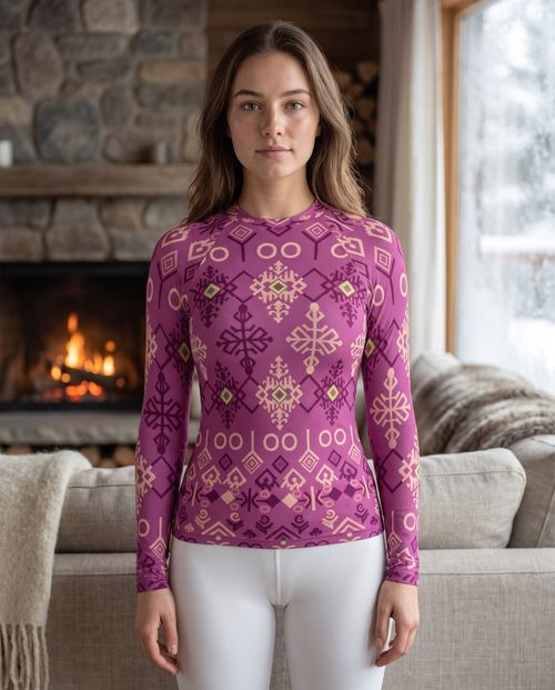 Electric Fuchsia Zarif Base Layer Top base layers