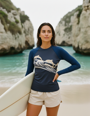 Women's Midnight Pod women's short-sleeve rashguards
