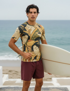 Men's Edo men's short-sleeve rashguards