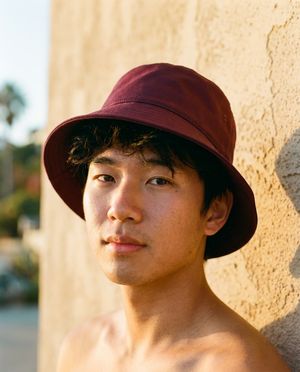 Amaranth Clementine bucket hats