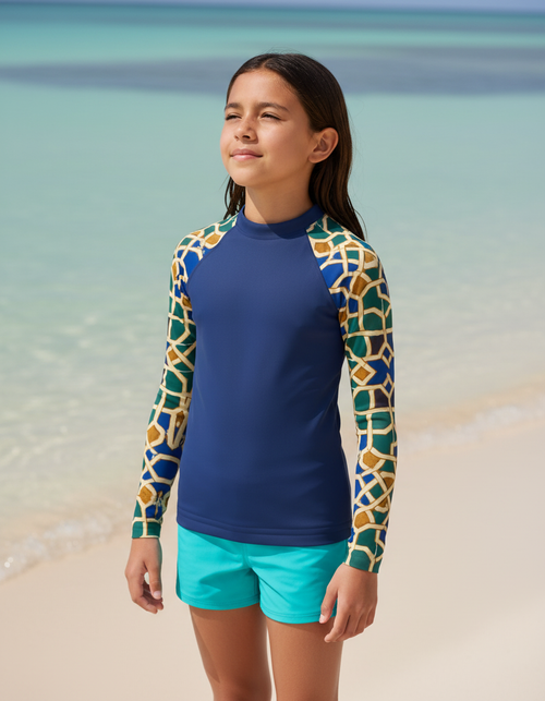 Damask kids rashguards — Dripper