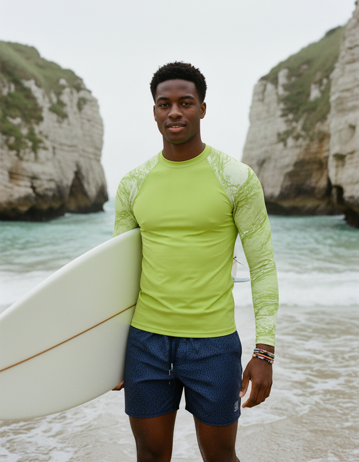 Rashguard — Men's Lime Eclipse