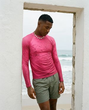 Men's Electric Fuchsia Surge men's rashguards