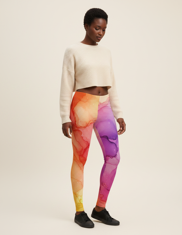 Watercolor Collection leggings
