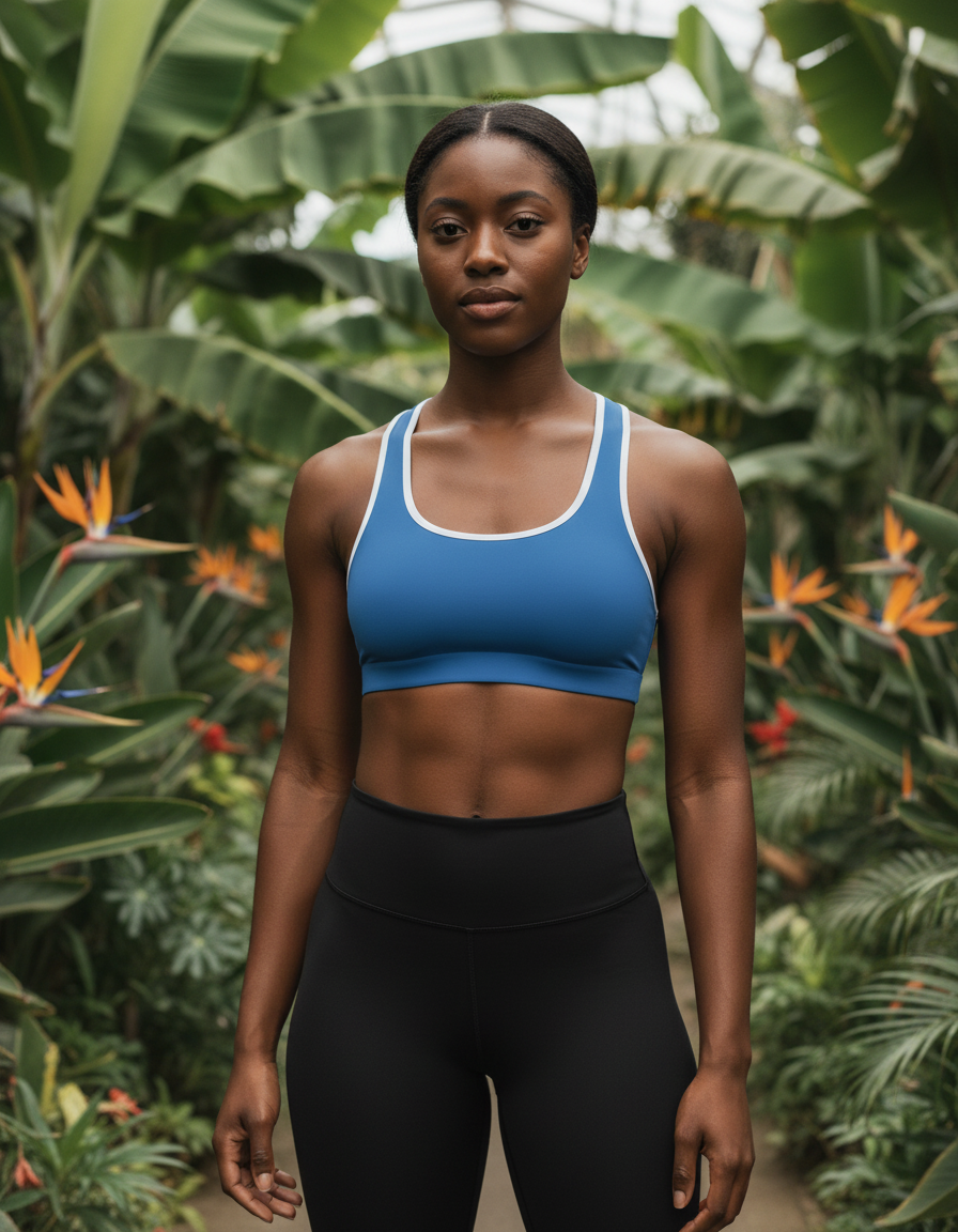 Classic Sports Bra in Lapis