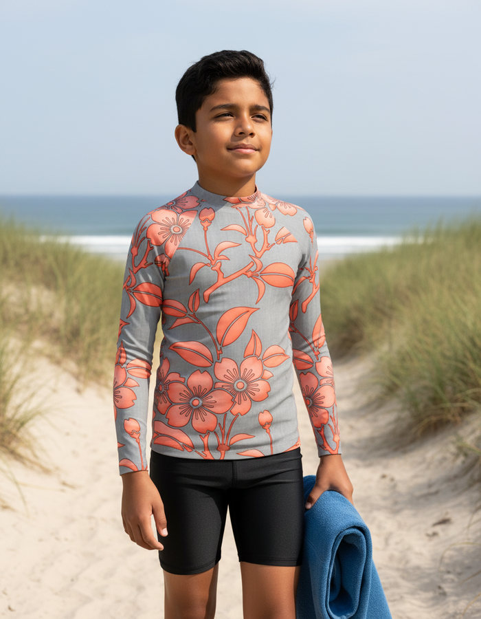 Rashguard — Youth Coral Fusion