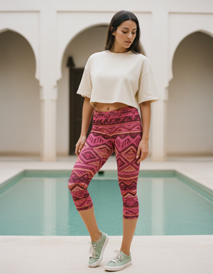 Millennial Pink Quipu leggings