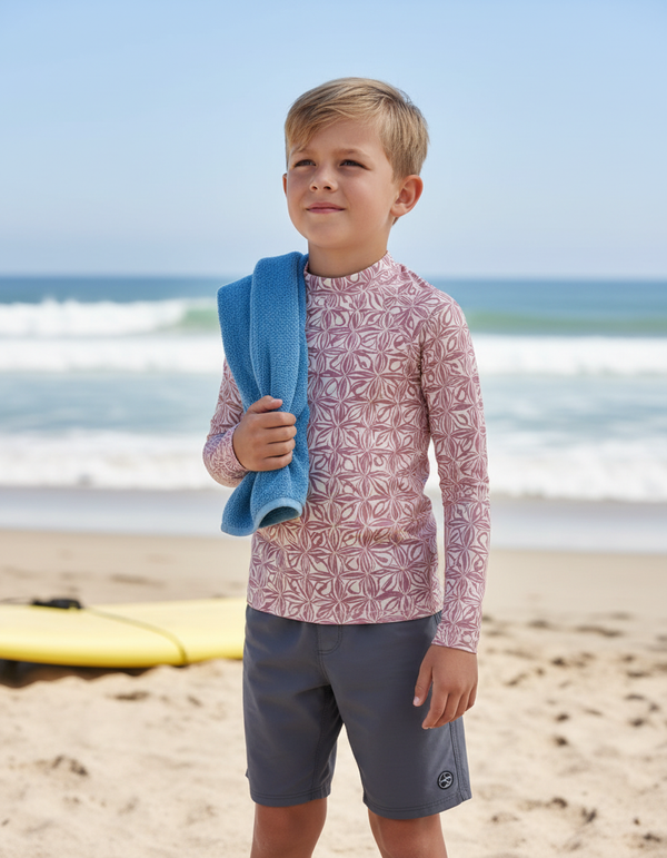 Boys Angora Chord Rash Guard