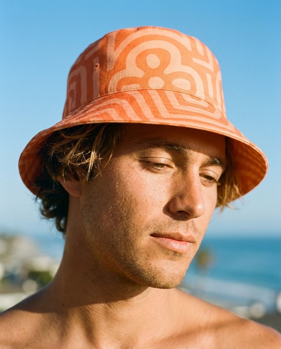 Coral Zesty bucket hats — view 1 of 2