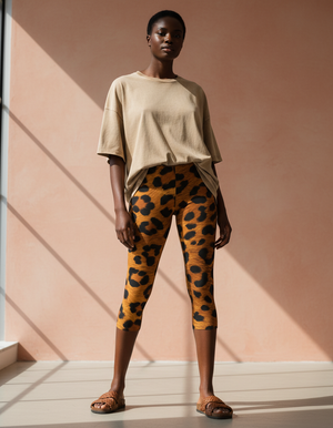 Stalk Capri Leggings Capri Leggings — Dripper