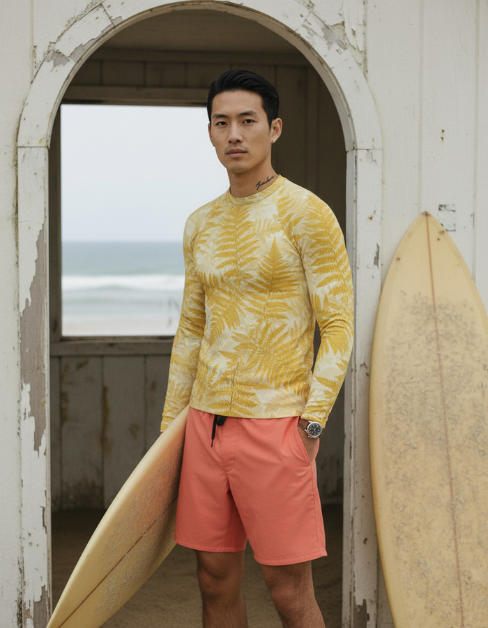 Rashguard — Men's Lemon Yellow Emerald