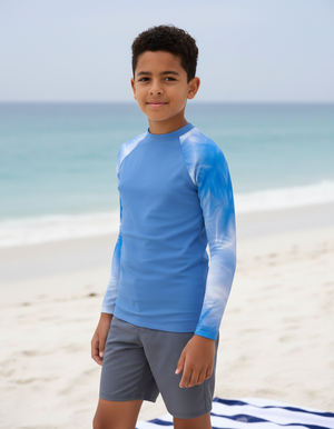 Marina Frost Rash Guard Youth Rash Guard — Dripper