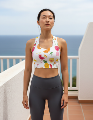 Zest Sports Bra Longline Sports Bra — Dripper
