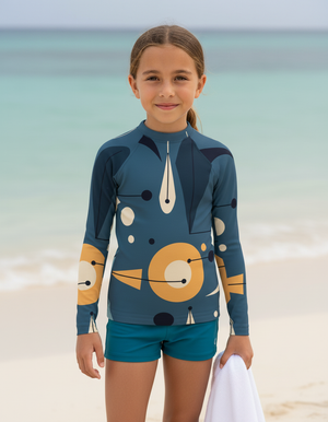 Marina Echo Rash Guard Kids Rash Guard — Dripper