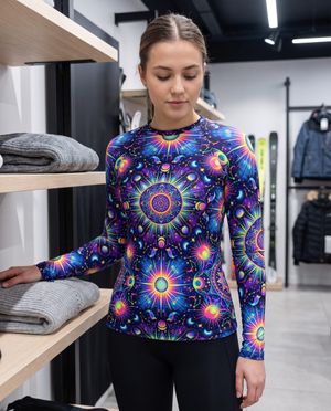 Kids Mandalas high-rise leggings